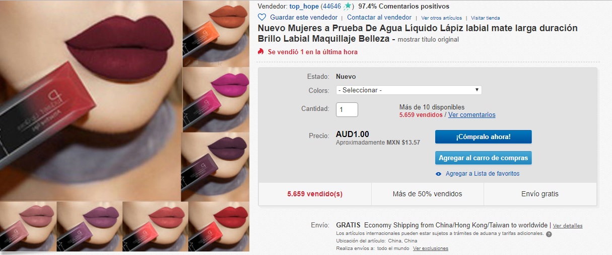 Importar Maquillaje económico de China 