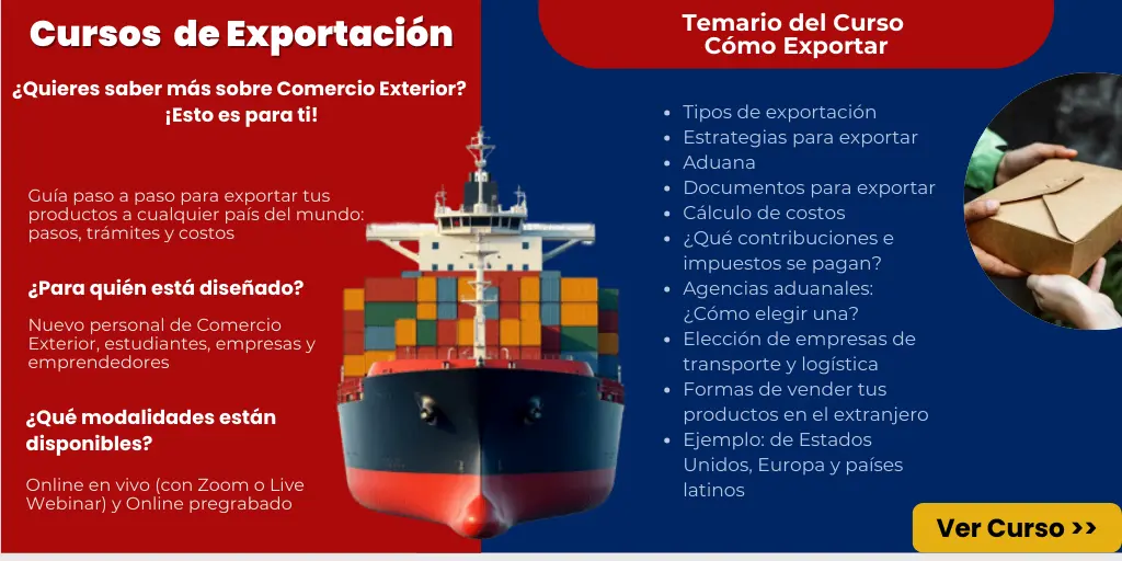Temario del Curso Cómo Exportar