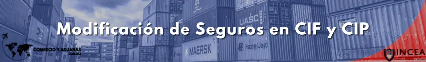 Modificación de Seguros en CIF y CIP